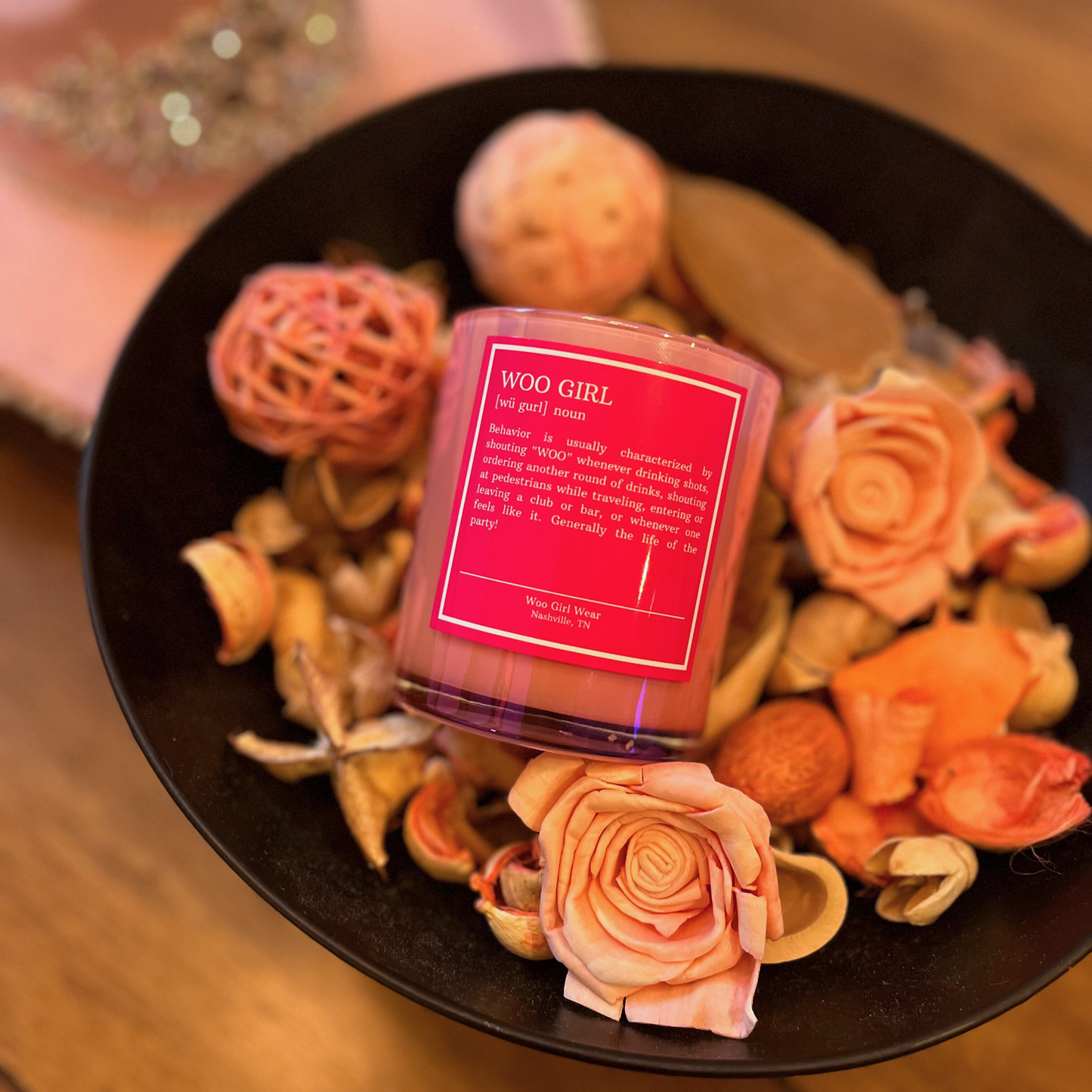 "WOO GIRL" CANDLE