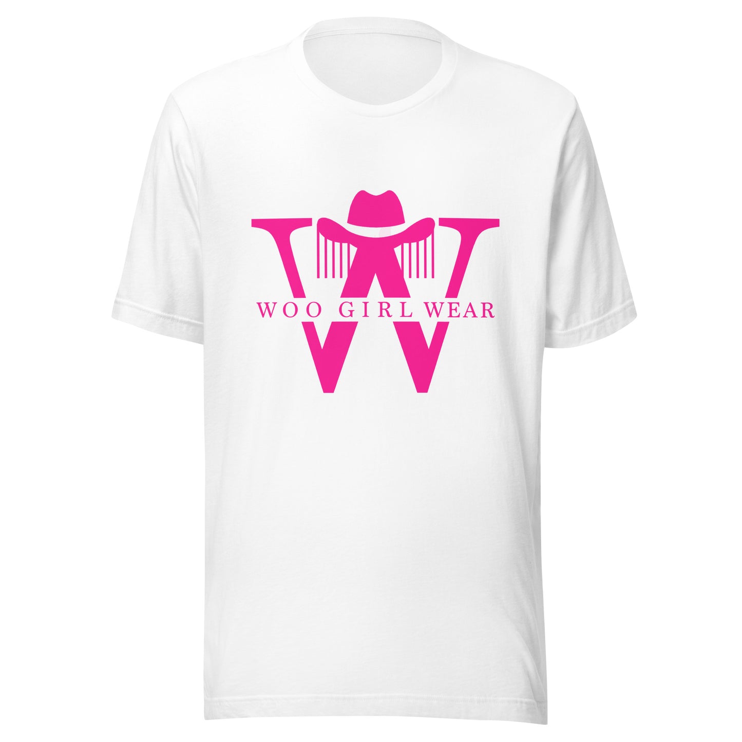 Woo Girl Wear Unisex T-Shirt (White)