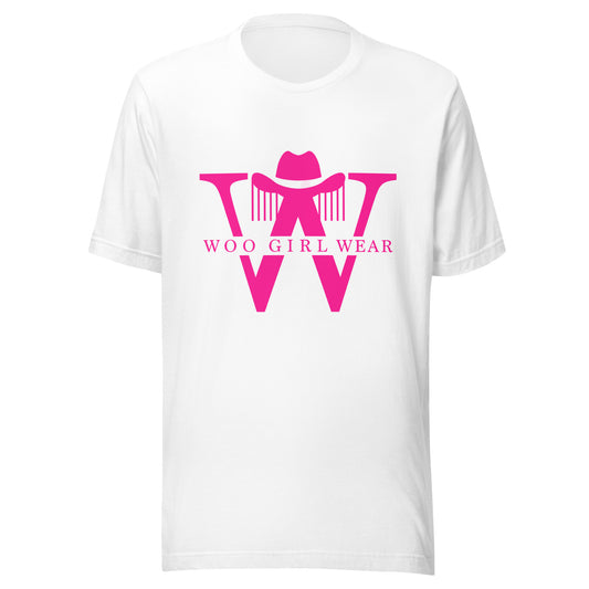 Woo Girl Wear Unisex T-Shirt (White)